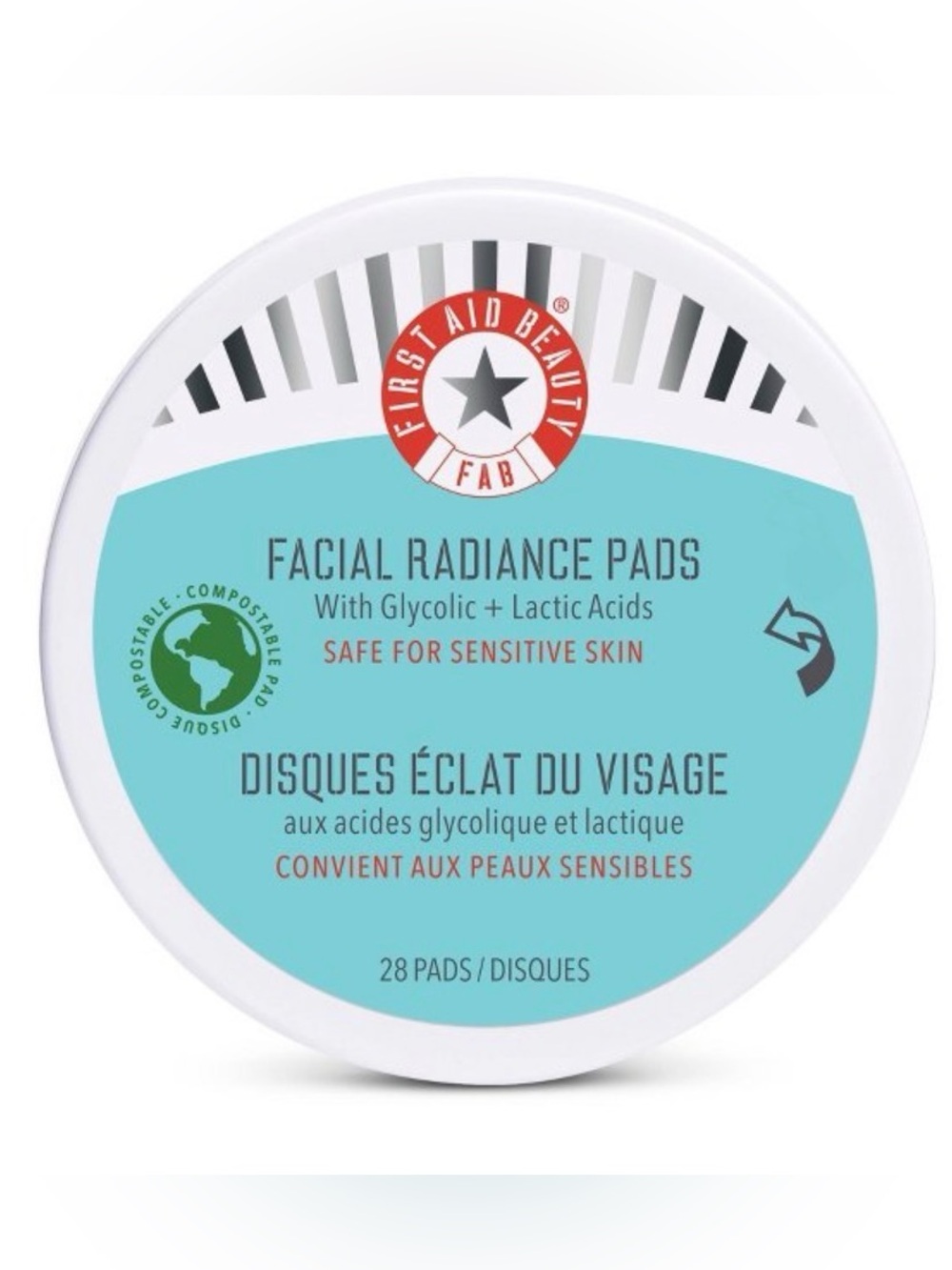 First Aid Beauty Facial Radiance Pads 28 pads. NEW & Sealed.